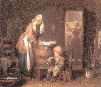 Jean Baptiste Simeon Chardin : The Laundress